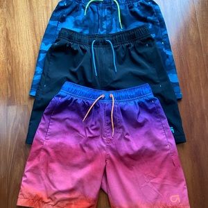 GAP Kids, GAP fit quick dry shirts, size M(8), 3 shorts